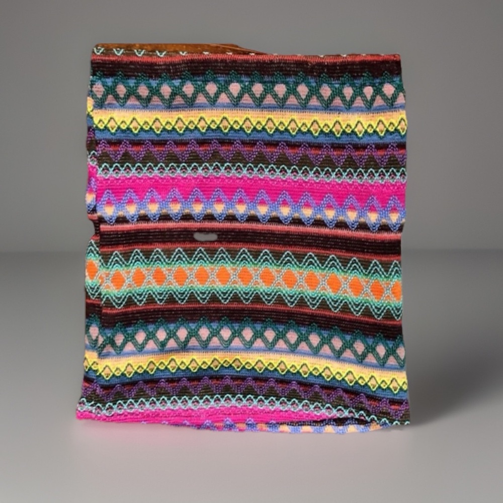 BoHo Festival Zig Zag Southwestern Mini Skirt